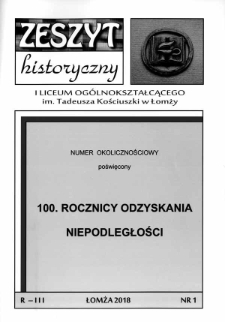 Zeszyt historyczny 2018 nr 1