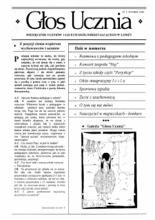 Głos Ucznia 1999 nr 1