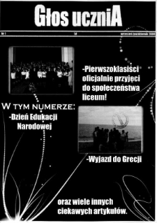 Głos Ucznia 2008 nr 1