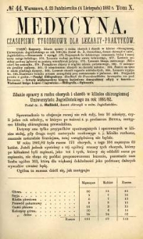 Medycyna 1882 T.10 nr 44