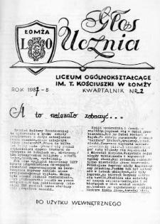 Głos Ucznia 1987-1988 nr 2