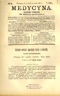 Medycyna 1897 T.25 nr 4