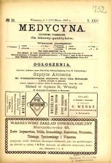 Medycyna 1897 T.25 nr 11