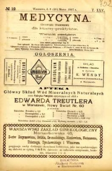 Medycyna 1897 T.25 nr 12