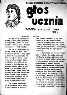 Głos Ucznia 1978 nr 1