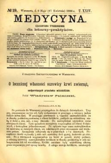 Medycyna 1896 T.24 nr 19