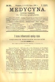 Medycyna 1896 T.24 nr 30