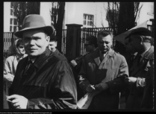 Białystok, poch&oacute;d 1-Majowy na ul. 1 Maja (obecnie al. Piłsudskiego)