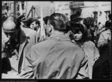 Białystok, poch&oacute;d 1-Majowy na ul. 1 Maja (obecnie al. Piłsudskiego)