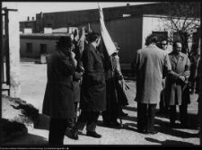 Białystok, poch&oacute;d 1-Majowy na ul. 1 Maja (obecnie al. Piłsudskiego)
