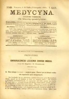 Medycyna 1896 T.24 nr 45