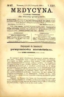 Medycyna 1896 T.24 nr 47