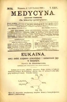 Medycyna 1896 T.24 nr 51