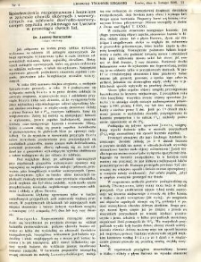 Lwowski tygodnik lekarski 1908 T.3 nr 6