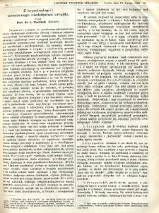 Lwowski tygodnik lekarski 1908 T.3 nr 7