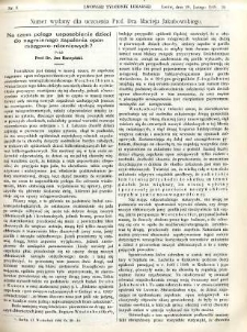 Lwowski tygodnik lekarski 1908 T.3 nr 8