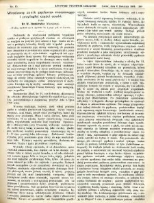 Lwowski tygodnik lekarski 1908 T.3 nr 15