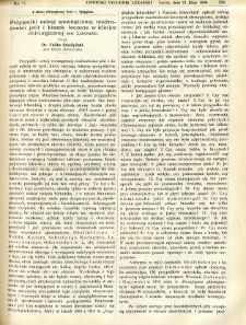 Lwowski tygodnik lekarski 1908 T.3 nr 21