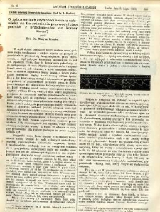 Lwowski tygodnik lekarski 1908 T.3 nr 28