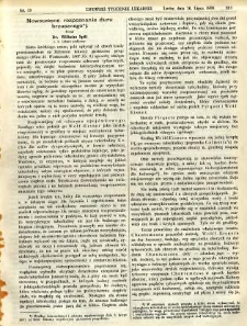 Lwowski tygodnik lekarski 1908 T.3 nr 29