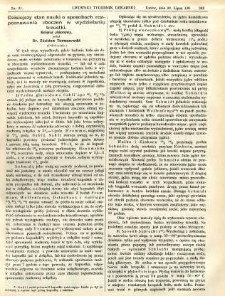 Lwowski tygodnik lekarski 1908 T.3 nr 31