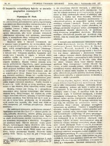 Lwowski tygodnik lekarski 1908 T.3 nr 40