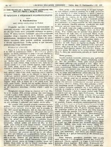 Lwowski tygodnik lekarski 1908 T.3 nr 43