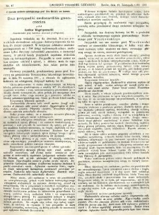 Lwowski tygodnik lekarski 1908 T.3 nr 47