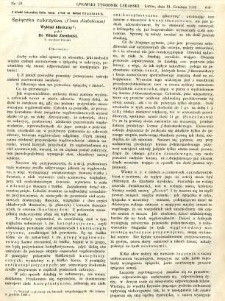 Lwowski tygodnik lekarski 1908 T.3 nr 53