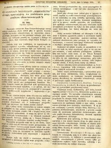Lwowski tygodnik lekarski 1910 T.5 nr 5