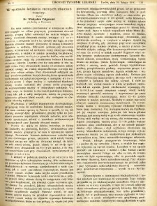 Lwowski tygodnik lekarski 1910 T.5 nr 8