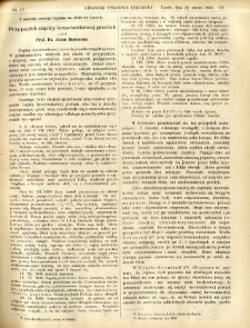 Lwowski tygodnik lekarski 1910 T.5 nr 12