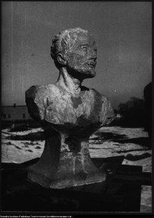 Supraśl, popiersia ocalałe w ruinach Pałacu Opat&oacute;w