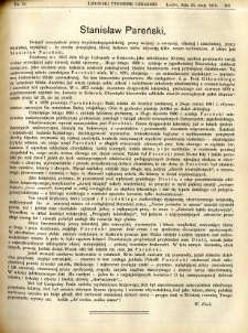 Lwowski tygodnik lekarski 1910 T.5 nr 21