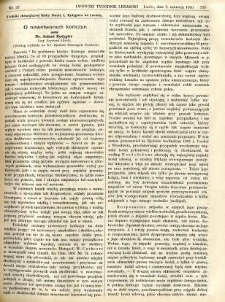 Lwowski tygodnik lekarski 1910 T.5 nr 23