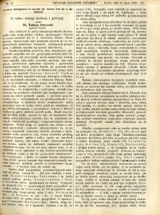 Lwowski tygodnik lekarski 1910 T.5 nr 29