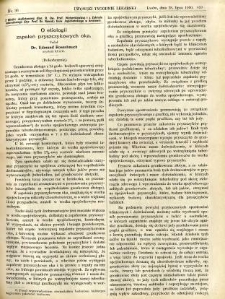 Lwowski tygodnik lekarski 1910 T.5 nr 30