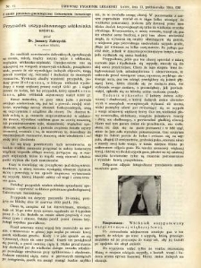 Lwowski tygodnik lekarski 1910 T.5 nr 41