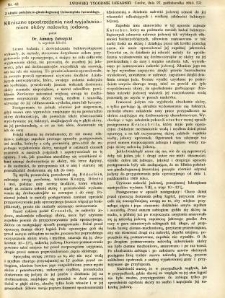 Lwowski tygodnik lekarski 1910 T.5 nr 43