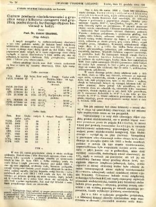 Lwowski tygodnik lekarski 1910 T.5 nr 50