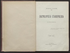 Encyklopedja staropolska ilustrowana. T. 1
