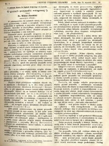 Lwowski tygodnik lekarski 1911 T.6 nr 4