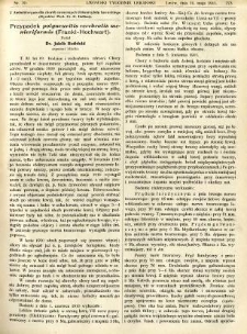 Lwowski tygodnik lekarski 1911 T.6 nr 20