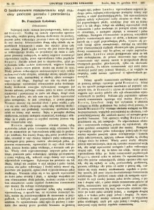 Lwowski tygodnik lekarski 1911 T.6 nr 51