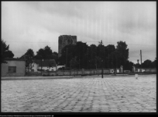 Gołdap, wieża dawnego kościoła ewangelickiego