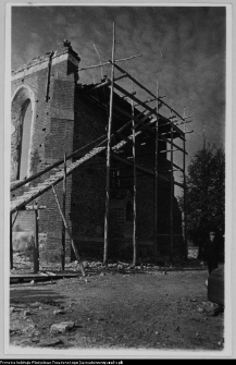 Wizna, odbudowa kościoła