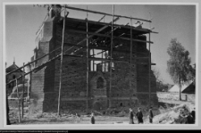 Wizna, odbudowa kościoła