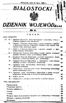 Białostocki Dziennik Wojew&oacute;dzki 1938, R.18