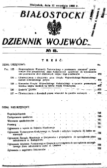 Białostocki Dziennik Wojew&oacute;dzki 1938, R.18
