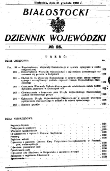 Białostocki Dziennik Wojew&oacute;dzki 1938, R.18